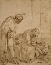 Luca Cambiaso, The Infant Jesus Taking His First Steps