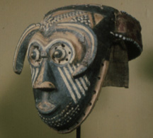 Kuba Mask (Pwoom Itok), African, Bakuba Tribe, Congo