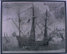 Pieter Bruegal, Man of War at Anchor