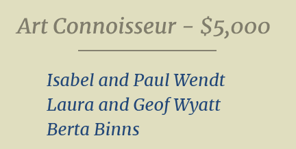 Art Connoisseur Donors